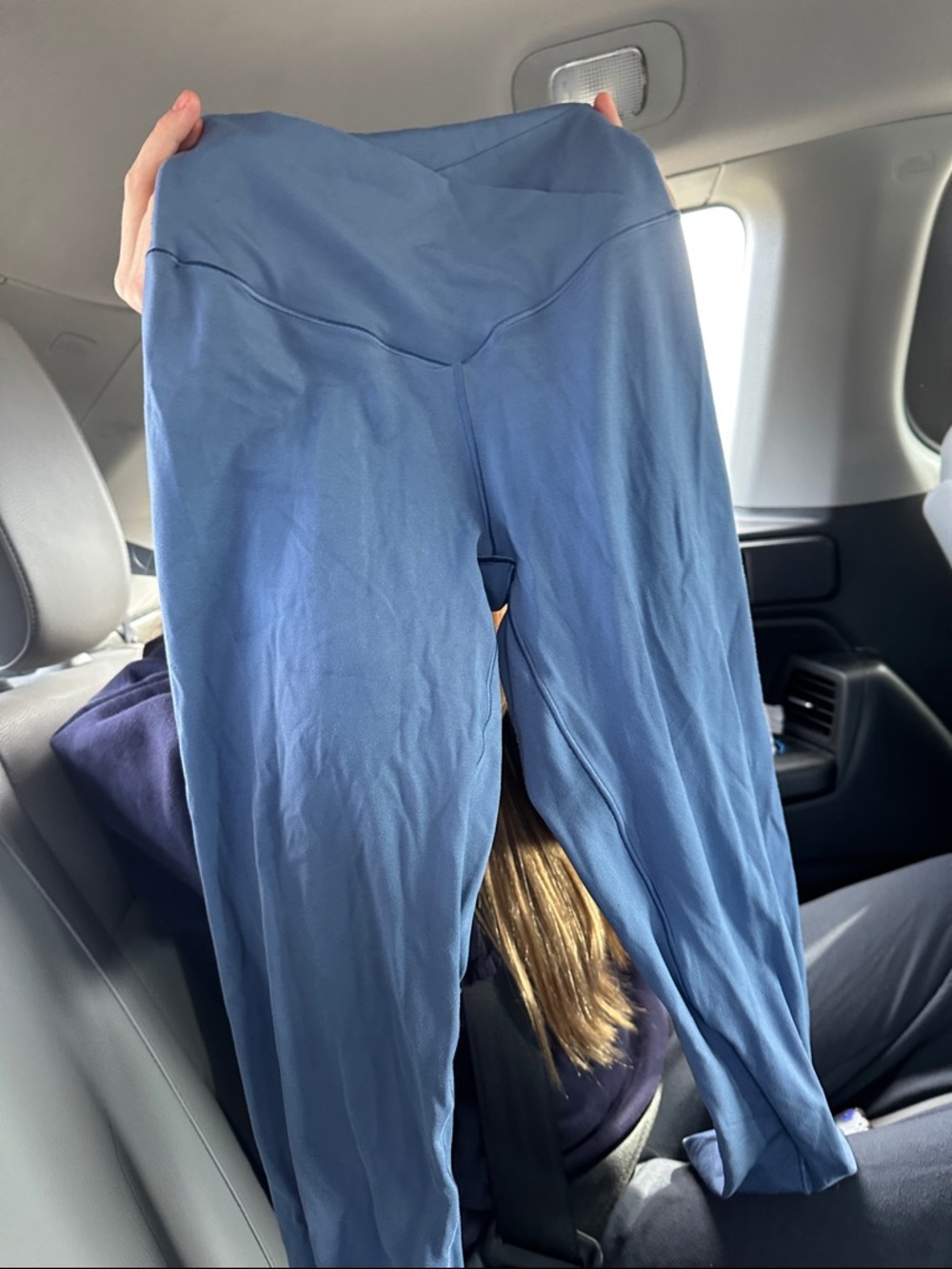 aerie Blue High-Waisted Leggings